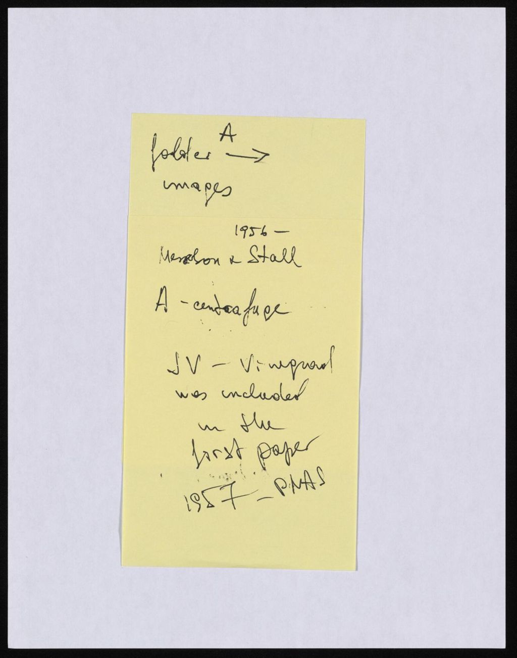 Centrifuge Maps (1 of 3), 1956 - 1957