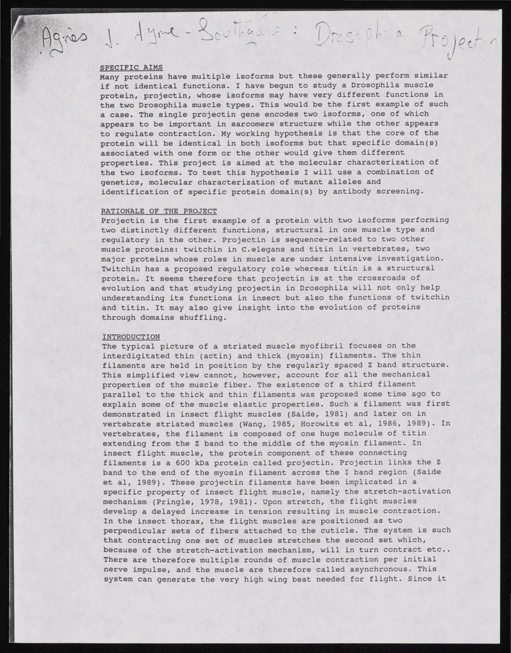 Southgate, Richard, 1986 - 1990