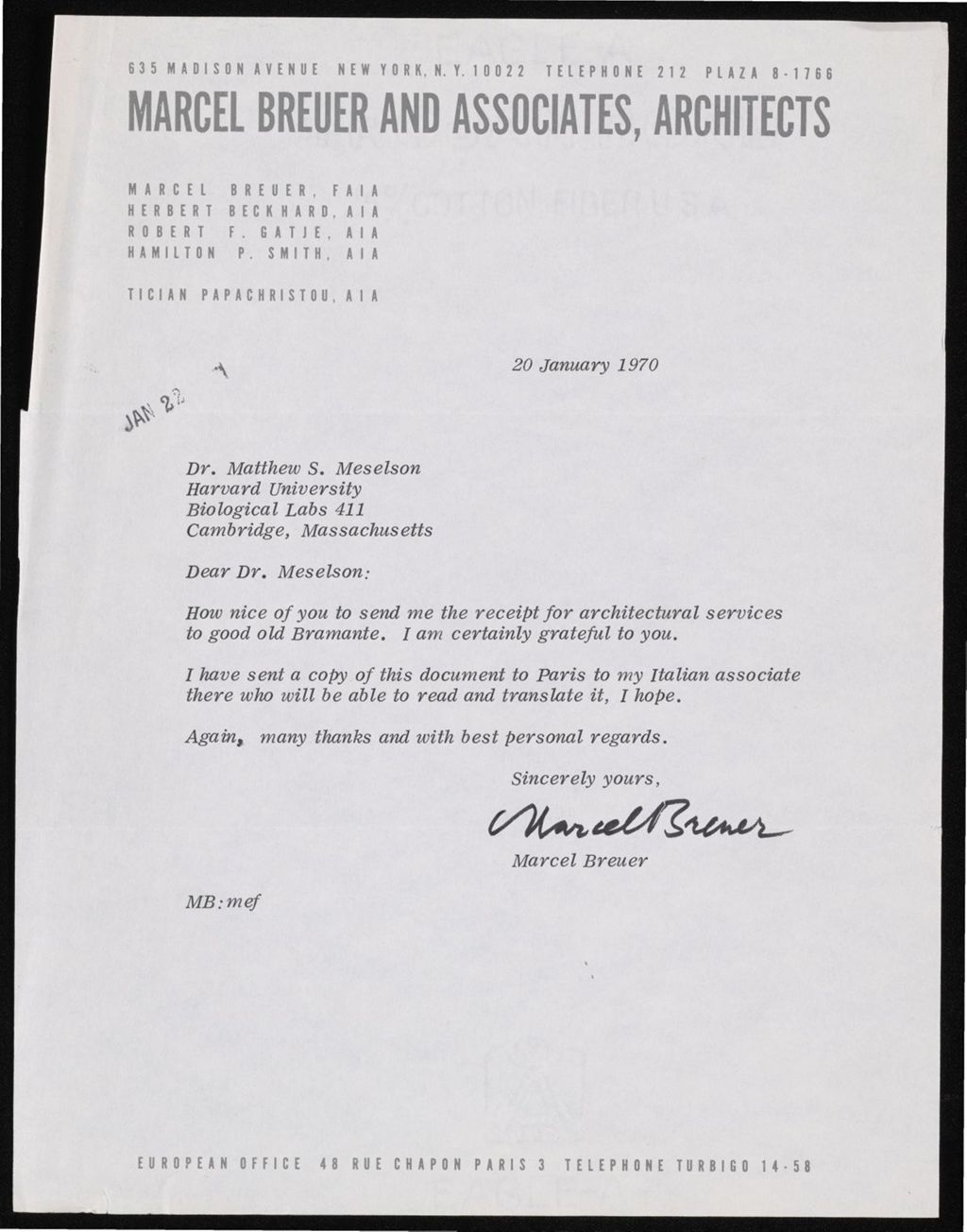 HN, RNA Transcriptions, 1962 - 1970