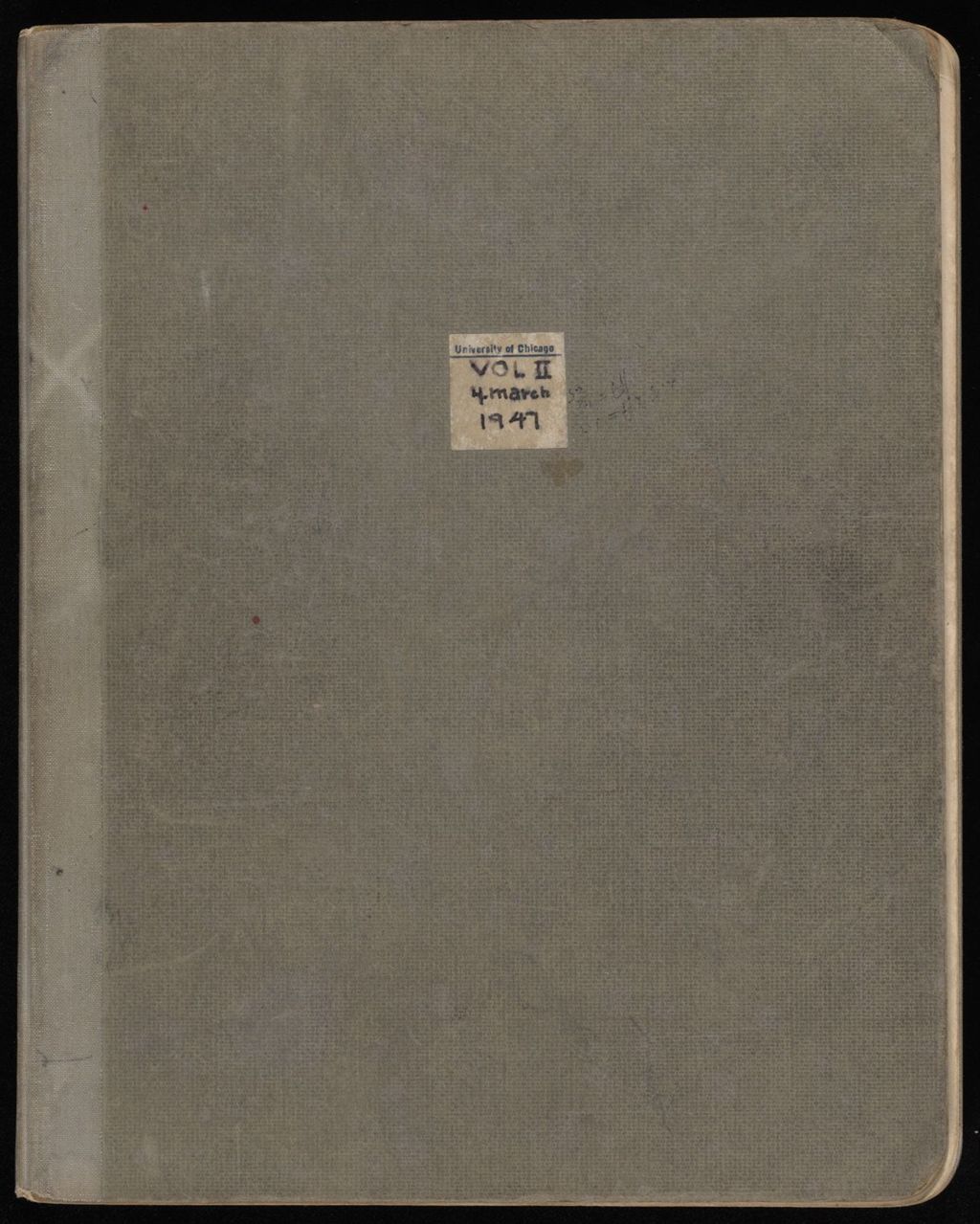 Miniature of Vol. II, March 1947-October 1948