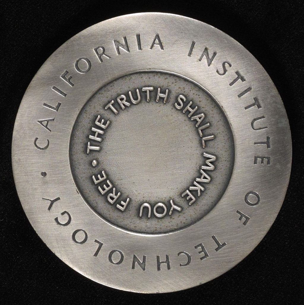 Miniature of Caltech Distinguished Alumni Award, 1975
